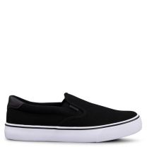 Lugz Men’s Clipper Slip-On Sneaker Black/White/Black - MCLIPRC-008