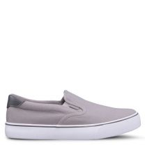 Lugz Men’s Clipper Slip-On Wide Sneaker Alloy/Charcoal/White - MCLPRWC-0435