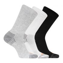 Merrell Unisex Recycled Everyday Crew Socks Grey Heather (3 pairs) - MEA33524C3B2001-GRAYH