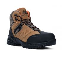 NEW BALANCE SAFETY Men's Allsite Composite Toe Waterproof PR Work Boot Brown/Black - MIDALLSBR