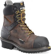 Matterhorn Men’s 8” Birle Composite Toe Waterproof PR Logger Work Boot Dark Brown - MT2558