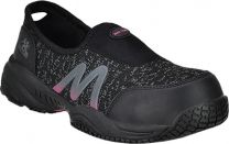 Moxie Trades Women's Zena Composite Toe Slip-On Work Shoe Black Knit - MT50180