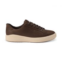 Kizik Men's Vegas 2 Hands Free Sneaker Full Grain Leather Mole/Whitecap Gray - MVEG2501
