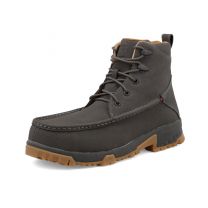 Twisted X Men's 6" Composite Toe Lace-Up Work Boot Grey/Tan - MXCC005