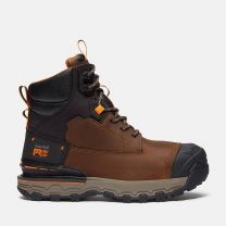 Timberland PRO Men's 6" Boondock Ultralight Composite Safety Toe Waterproof Work Boot Medium Brown - TB0A63FYEM4