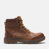 Timberland PRO Men's 6" Whitman Soft Toe Waterproof Work Boot Medium Brown - TB0A678KEM4