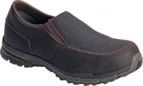 Nautilus Safety Footwear Men's Steel Toe ESD Slip-On Work Shoe Brown - N1640