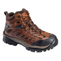 Nautilus Safety Footwear Men's Steel Toe EH Waterproof Hiker Work Shoe Brown - N9546