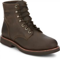 Chippewa Men's 6" Classic 2.0 Lace Up Soft Toe EH Boot Wood Brown - NC2065