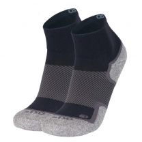 OS1st Unisex Wellness Performance Quarter Crew Socks Black - OS1-3844B