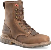 Phantom Rider Men’s 8” Dailor Soft Toe EH Lacer Work Boot Brown - PH5016
