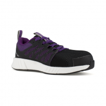 Reebok Work Women's Fusion Flexweave™ Composite Toe EH Athletic Work Shoe Black/Purple - RB315