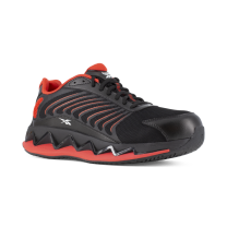 Reebok Work Men's Zig Elusion Heritage Composite Toe Work Sneaker Black/Red - RB3223