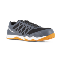 Reebok Work Men's Speed TR Composite Toe Athletic Work Shoe Grey/Orange - RB4453