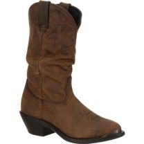 Durango Women's 11" Slouch Western Boot Distressed Tan - RD542
