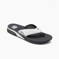 REEF Men's Fanning Flip Flop Grey/White - RF002026GRW