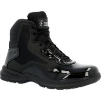 ROCKY Men's 8"Cadet Side Zip SR Soft Toe Public Service Boot Black - RKD0105
