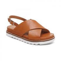 Aetrex Women's Thea Flat Cork Sandal Ginger - SF152W