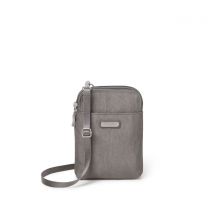 Baggallini Take Two RFID Bryant Crossbody Sterling Shimmer - TBR401-B0865