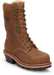 Chippewa Men's 10" Thunderstruck Nano Composite Toe Work Boot Tan - TH1030