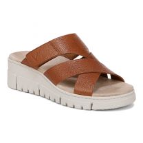 Vionic Women's Uptown Sunset Wedge Sandal Tan Leather - J3196L1200