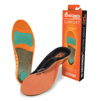 10 Seconds® Unisex Ultra Arch Support Insoles Orange (1 pair) - 170D