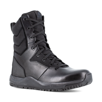 VOLCOM WORKWEAR Men's 8" Street Shield Side-Zip Soft Toe EH Tactical Work Boot Black - VM30705