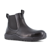 VOLCOM WORKWEAR Men's Street Shield Composite Toe EH Slip-On Station Tactical Work Boot Black - VM30706