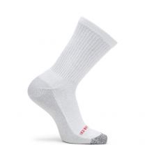 WOLVERINE Men's Cotton Comfort Steel Toe Crew Socks (6 pairs) White - W91970070-100
