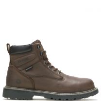 WOLVERINE Men's Floorhand 6" Waterproof Steel Toe Work Boot Dark Brown - W10633