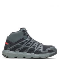 WOLVERINE Men's Rev Vent UltraSpring™ DuraShocks® CarbonMAX® Composite Toe Work Boot Charcoal/Red - W211018