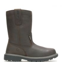 WOLVERINE Men's Floorhand 10" Wellington Soft Toe Waterproof Work Boot Dark Brown - W10682