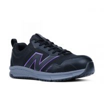 NEW BALANCE SAFETY Women's Evolve Alloy Toe Work Shoe Black/Purple - WIDEVOLBL