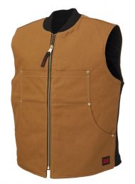 Tough Duck Men's Moto Vest Brown - WV04-BRN