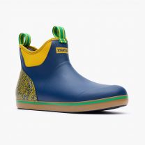 XTRATUF Men’s 6” Tailgate Ankle Deck Boot Blue Navy Yellow - XMABT200