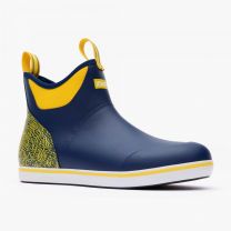 XTRATUF Men's Tailgate Ankle Deck Boot Blue Navy Yellow - XMABT202