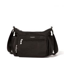 Baggallini Crosstown Hobo Crossbody Black - XTN933-B0001