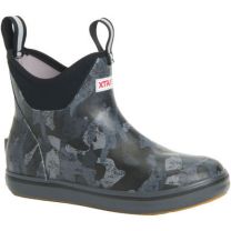 XTRATUF Women's 6" Ankle Deck Boot Black Camo - XWAB-002