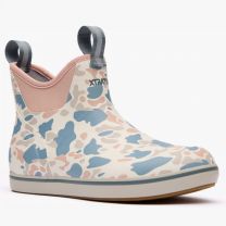 XTRATUF Women's 6” Ankle Deck Boot Ivory Duck Camo - XWAB4DC