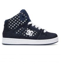 DC Shoes Girls' Rebound TX SE Shoes Black/White/Blue - ADGS100071-DNM