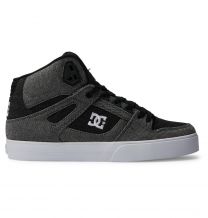 DC Shoes Men's Pure Cupsole High-Top Shoes Black Denim - ADYS400046-BDM