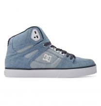 DC Shoes Men's Pure Cupsole High-Top Shoes Light Blue - ADYS400046-LBL