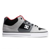 DC Shoes Men's Pure MID Mid-Top Shoes Black/Grey/Red - ADYS400082-BYR