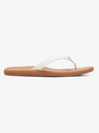 ROXY Women's Vickie Flip Flop White - ARJL100849-WHT
