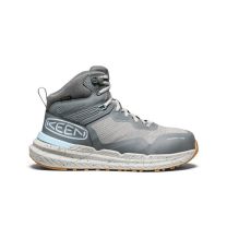 KEEN Utility Women's Synchro Carbon-Fiber Toe Waterproof Work Boot Steel Grey/Gum - 1030316