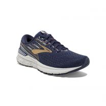 Brooks Men's Adrenaline GTS 19 Running Shoe Navy/Gold/Grey - 110294-439