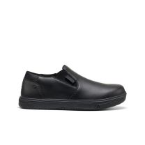 KEEN Utility Men's Kenton Slip On WTX SR HR Soft Toe Work Shoe Black/Black - 1031465