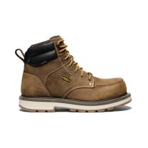 KEEN Utility Men's 6" Cincinnati Carbon-Fiber Toe Waterproof 90° Heel Work Boot Belgian/Sandshell - 1027663