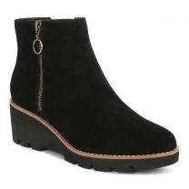 Vionic Women's Hazal Wedge Ankle Boot Black Suede - I6667L2001