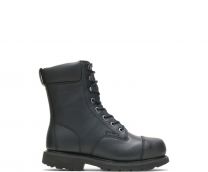 HYTEST Brone Waterproof Metatarsal Guard Steel Toe 8" Black Work Boot - 14870